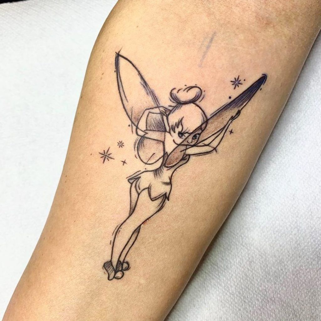 10 Tinkerbell Tattoo Ideas for Pixie Dust Fans