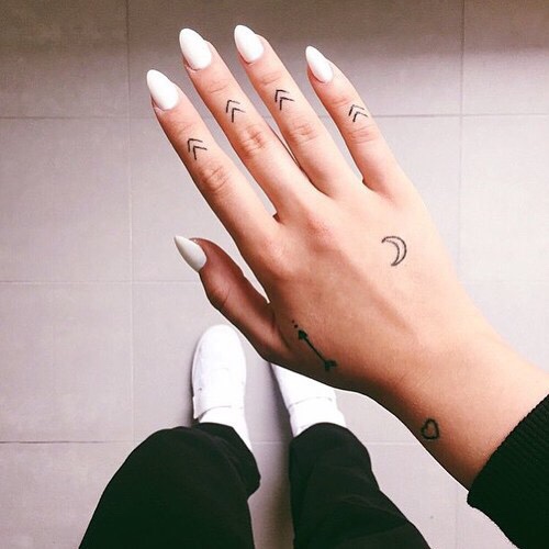 Tiny Hand Tattoos: Delicate Designs for Dainty Wrists