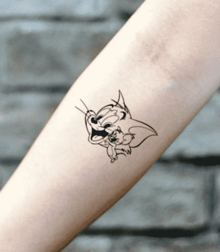 Tom And Jerry Tattoo Design Images Tom And Jerry Ink Design Ideas