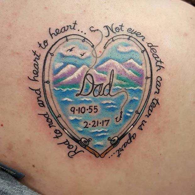 Top 100 Small Memorial Tattoos For Dad Spcminer Com