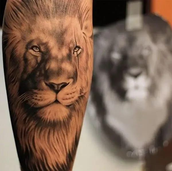 Top 15 Best Calf Muscle Tattoo Ideas Lion Tattoo Designs Petpress