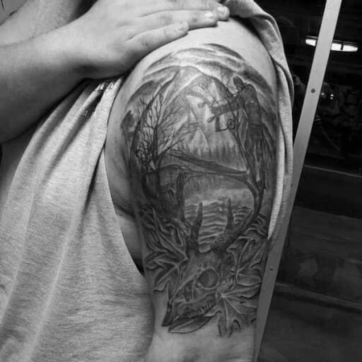 Top 15 Deer Hunting Tattoo Ideas And Designs Petpress