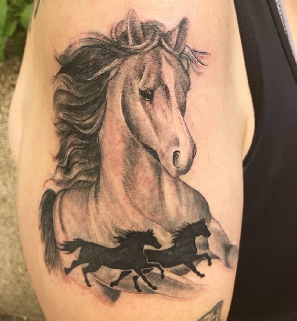 Top 30 Amazing Horse Tattoo Design Ideas 2021 Updated Small Horse