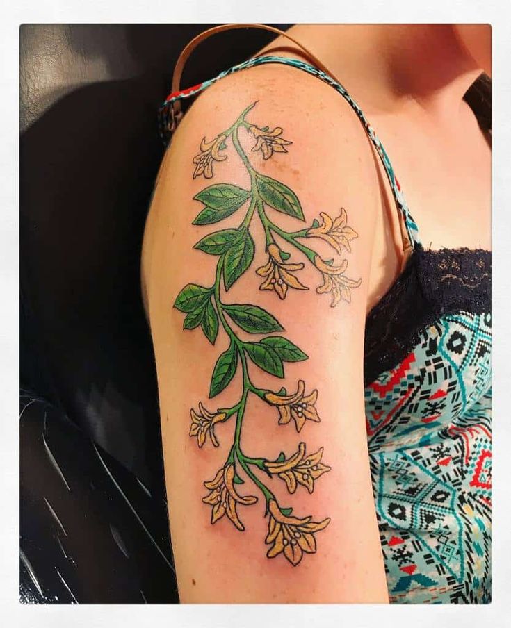 Top 47 Best Honeysuckle Tattoo Ideas 2021 Inspiration Guide