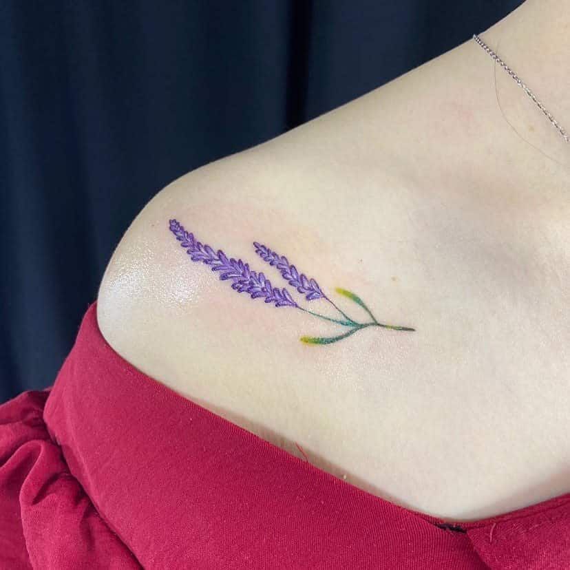 Top 73 Best Purple Flower Tattoo Ideas 2021 Inspiration Guide