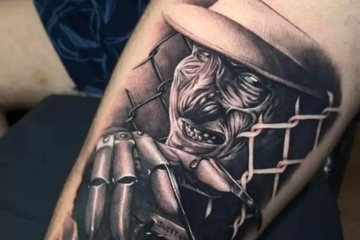 Traditional Freddy Krueger Tattoo