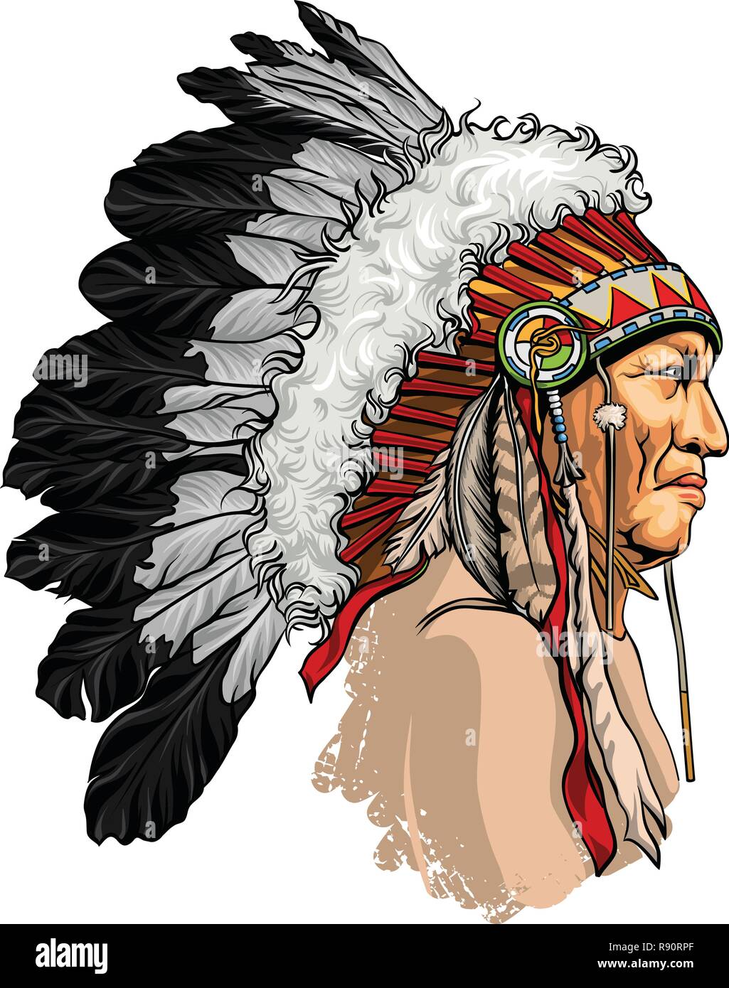 Traditional Indian Chief Tattoo Designs