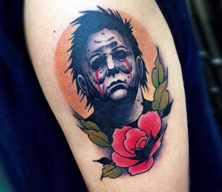 Traditional Michael Myers Tattoo