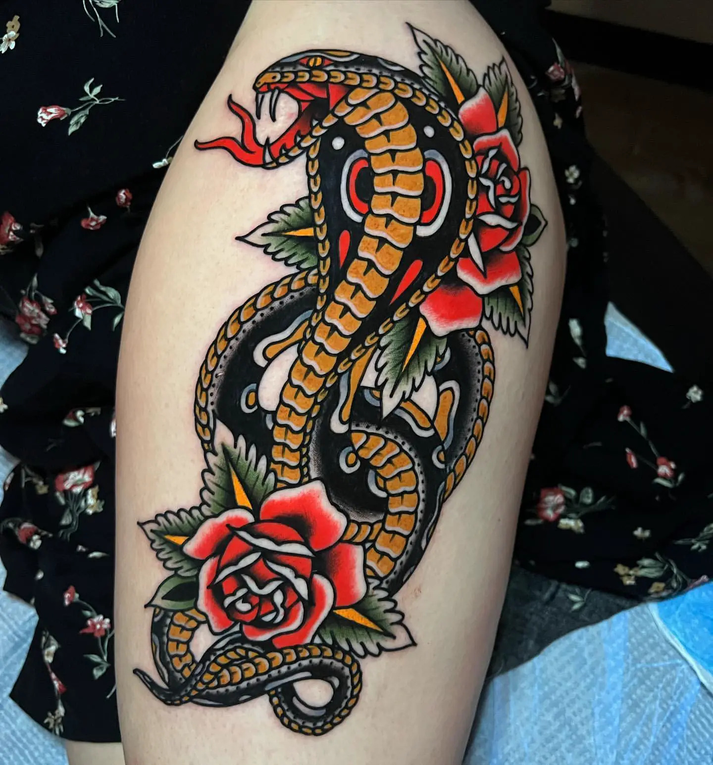 Traditional Snake Tattoo Cobra Tattoo Snake Tattoo