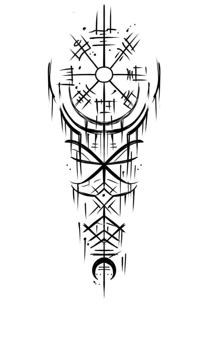 Traditional Viking Tattoo Design