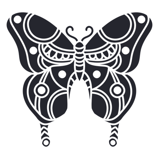 Tribal Butterfly Tattoo Png Svg Design For T Shirts