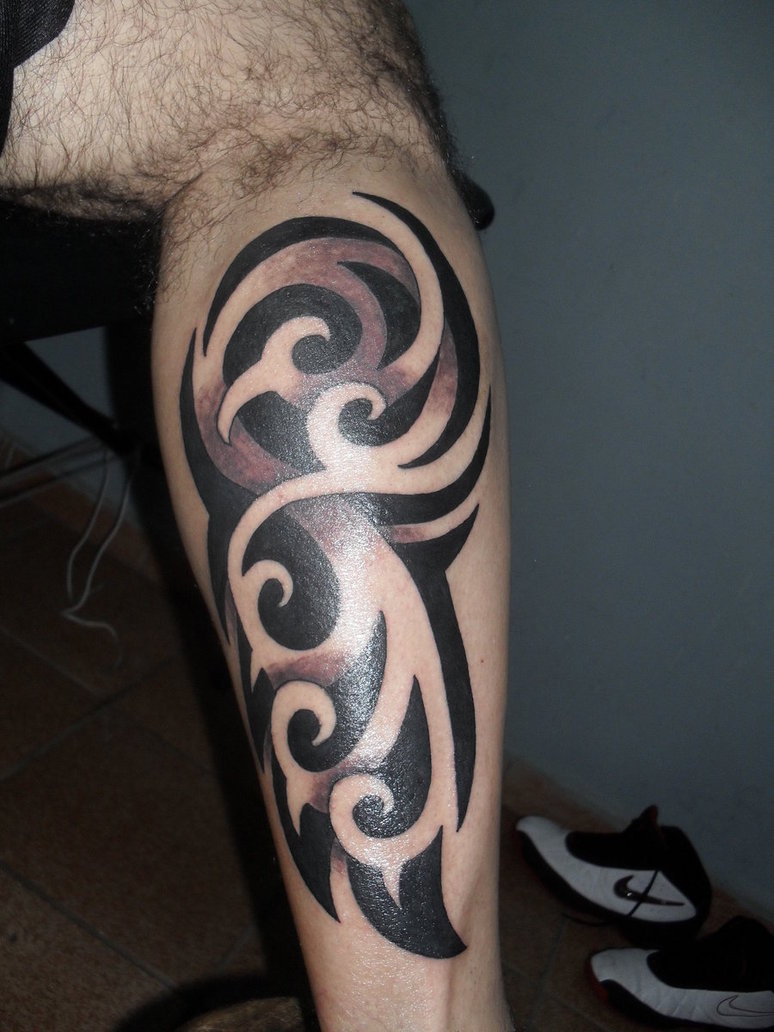 Tribal On Calf Muscle Tattoo Picture At Checkoutmyink Com With Images Picture Tattoos