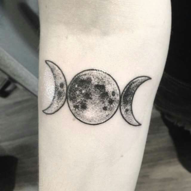 Triple Moon Goddess Tattoo Idea Goddess Tattoo Wiccan Tattoos Wicca