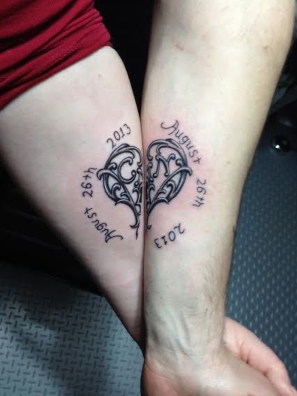 Unique Couple Tattoo Designs