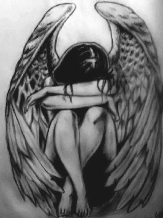 Unique Fallen Angel Tattoo Designs On Media Democracy En 2020 Dise Os De Tatuaje De Ngel