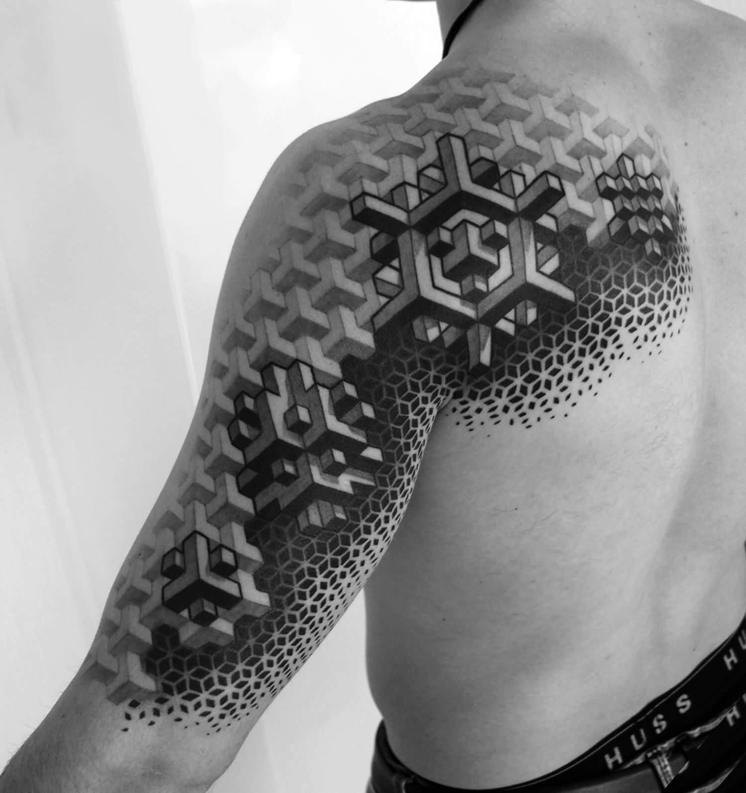 Unique Tattoos For Men Geometric Tattoos Men Sleeve Tattoos