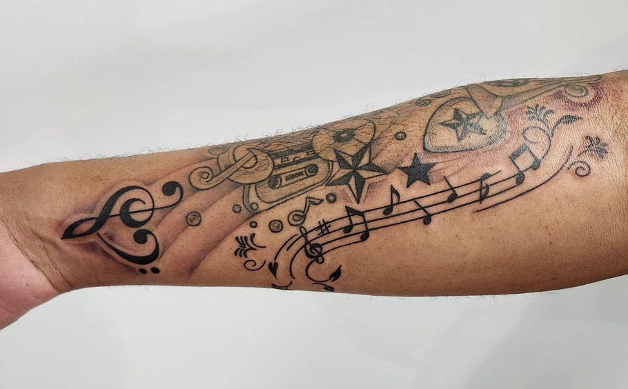 Update More Than 71 Music Note With Name Tattoo Latest Thtantai2