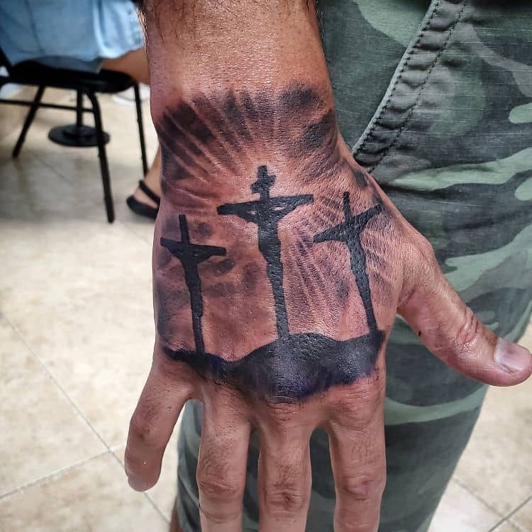 Update More Than 71 Three Wooden Crosses Tattoo In Eteachers