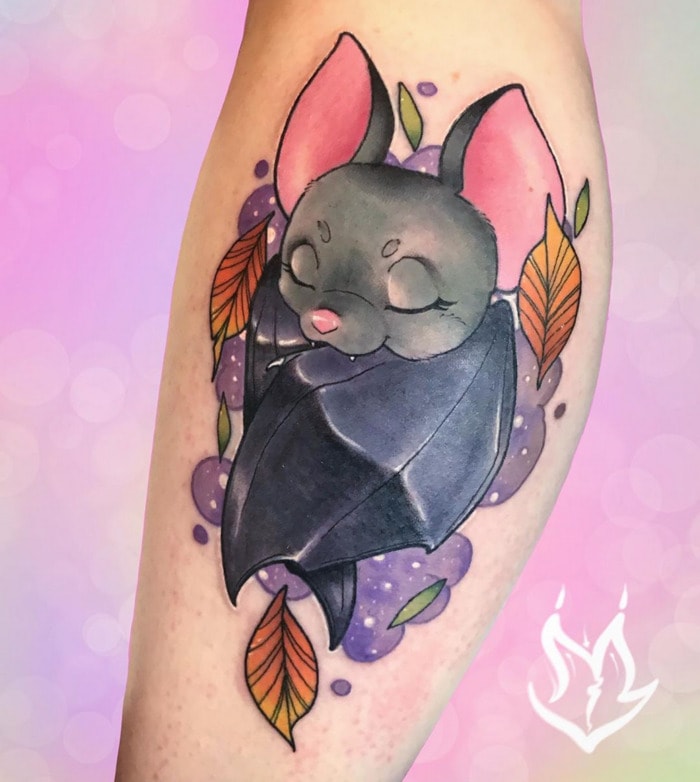 Update More Than 78 Bat Tattoos For Females Super Hot In Eteachers