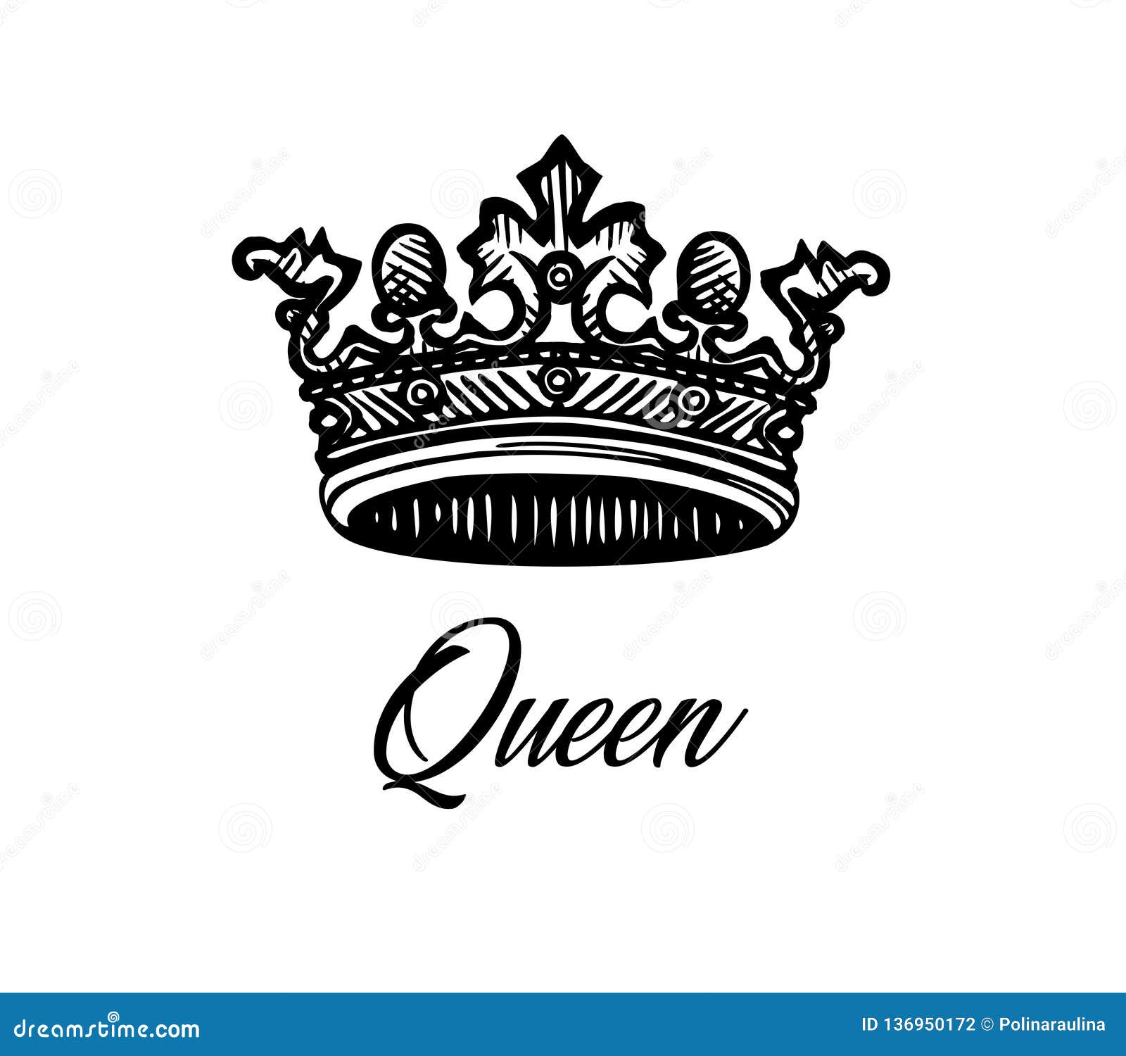 Update More Than 78 Crown Queen Tattoo Designs In Coedo Com Vn