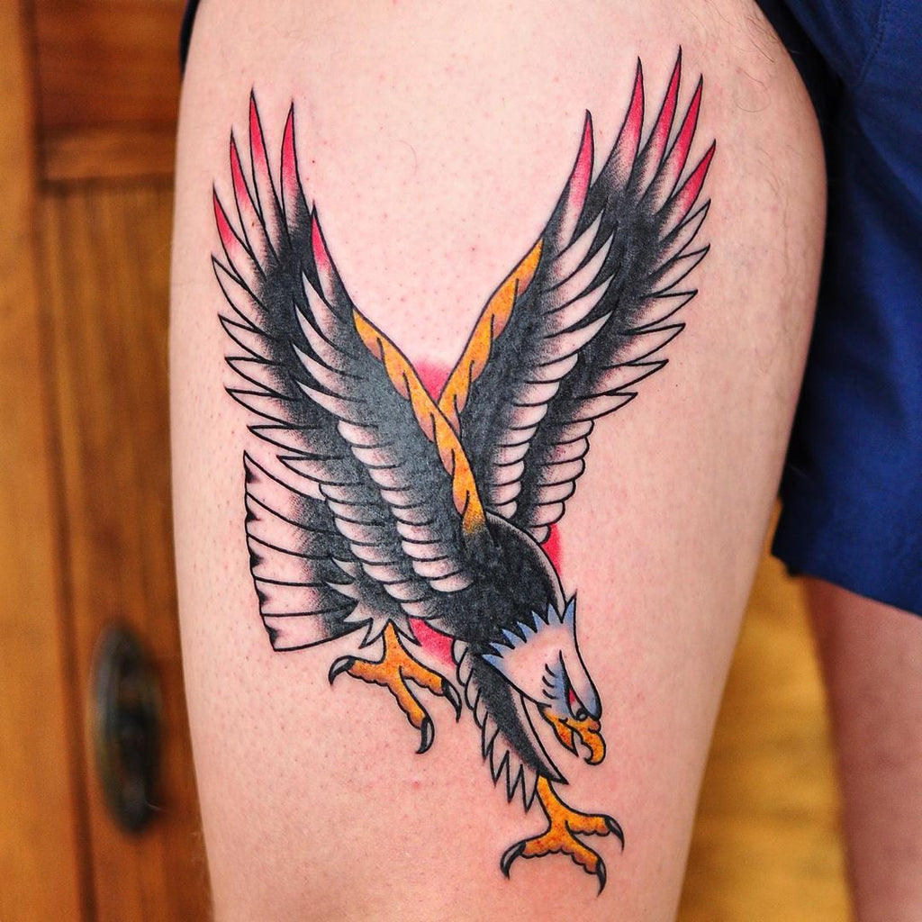 Vic Market Tattoo On Instagram This Great Traditional Eagle Tattoo