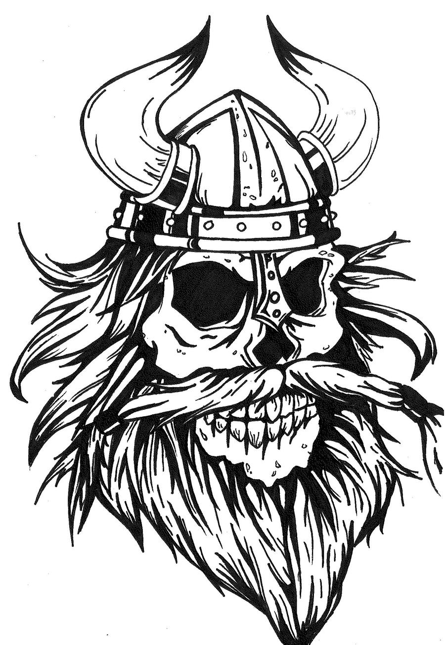 Viking Skull Tattoo Designs and Their Meaning