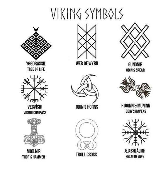 Viking Symbol Tattoo Designs Icon