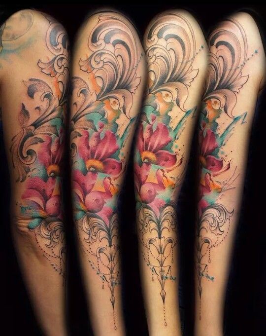 Watercolor Tattoo Flower Watercolor Tattoo Flower Fresh Tattoo