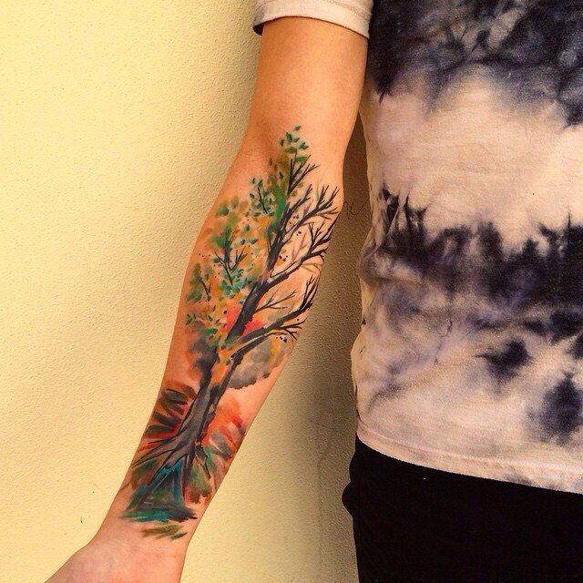 Watercolor Tattoos 50 Outstanding Watercolor Tattoo Designs Ideas