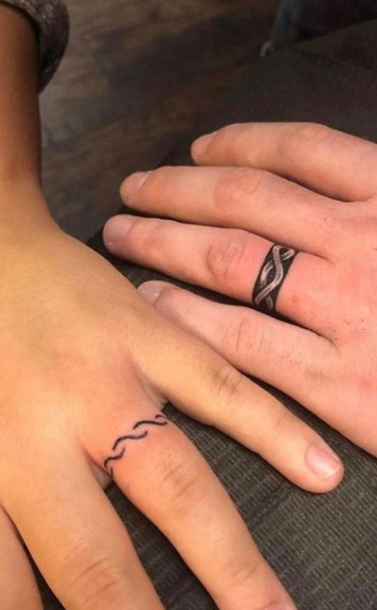 10 Unique Wedding Tattoo Ring Designs You'll Love