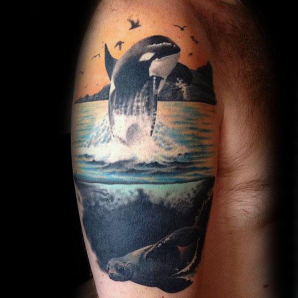 Whale Tattoo Orca Tattoo Tribal Art Whale Tattoos