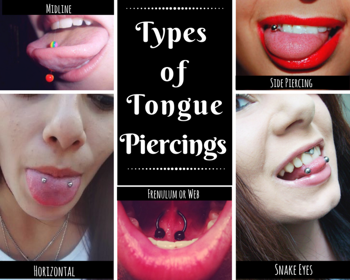 What Are The Different Types Of Tongue Piercings Everything To Know About Tongue Piercings