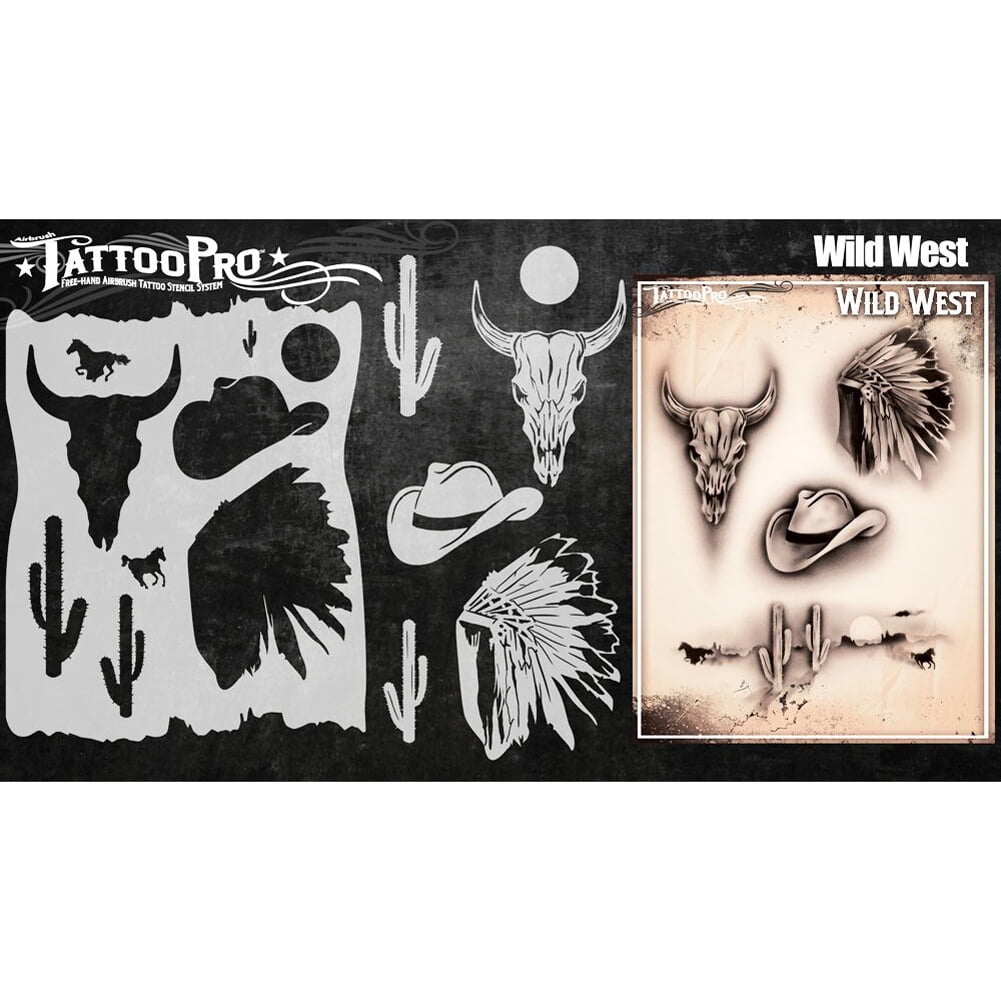 Wild West Tattoo Pro Stencils