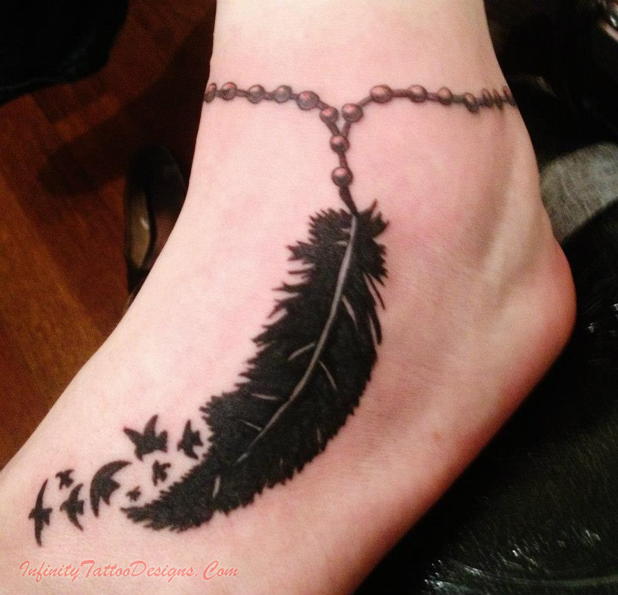 Women's Unique Feather Tattoo Designs and Meanings