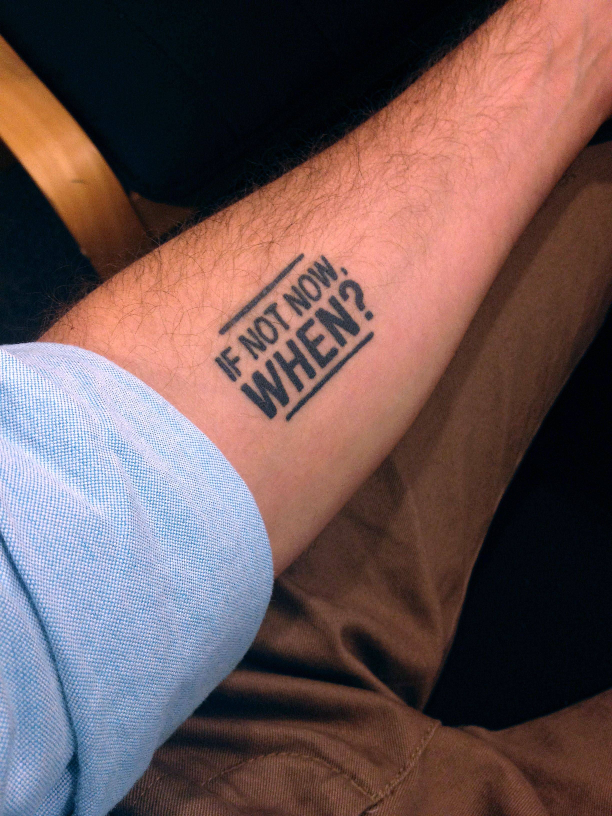 Meaningful Word Tattoos for Men