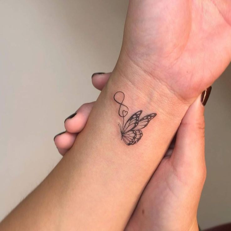 Wrist Butterfly Tattoos