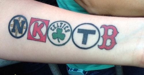 Yep We Went With A Boston Themed New Kids On The Block Tattoo